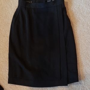 Escada professional pleated wool pencil skirt